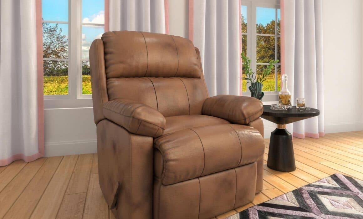 3D FURNITURE RENDERING – LANE ODEILLE ROCKER RECLINER