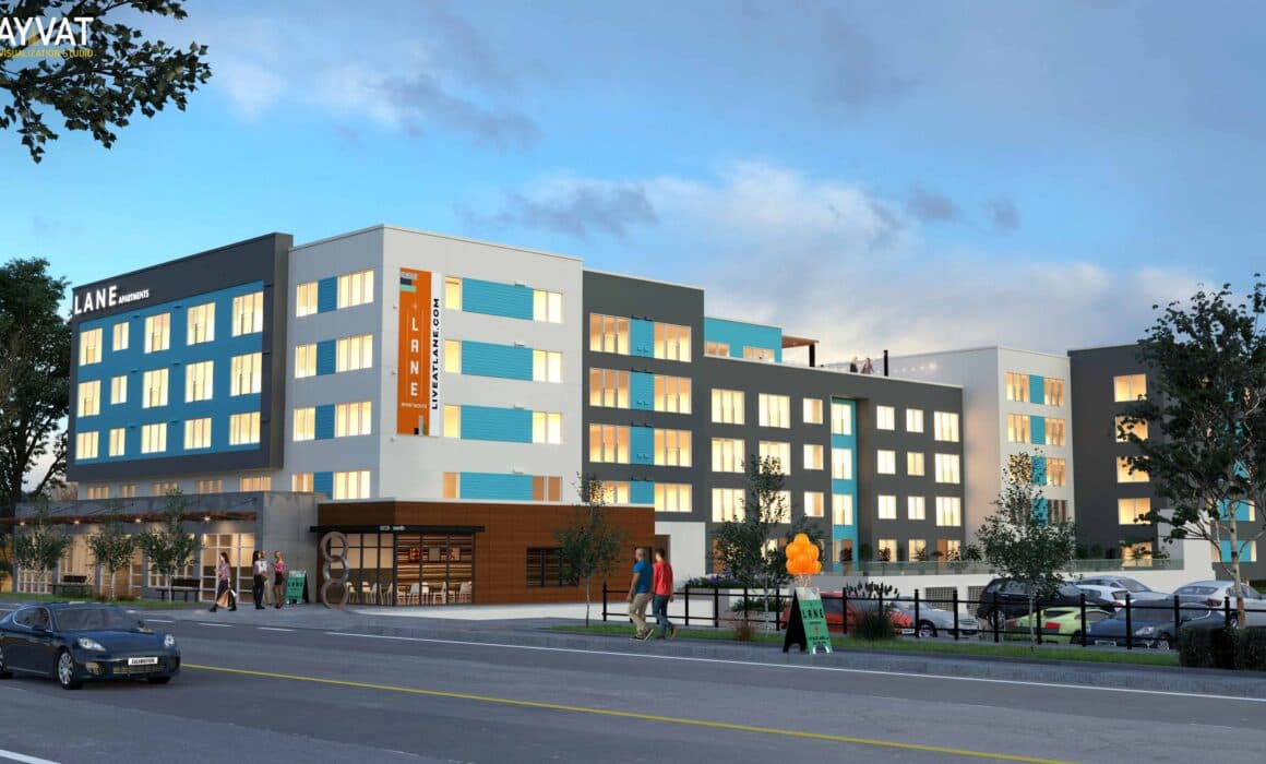 ‘A MAGNIFICENT APARTMENT’ – 3D PERSPECTIVE RENDERING, CALIFORNIA