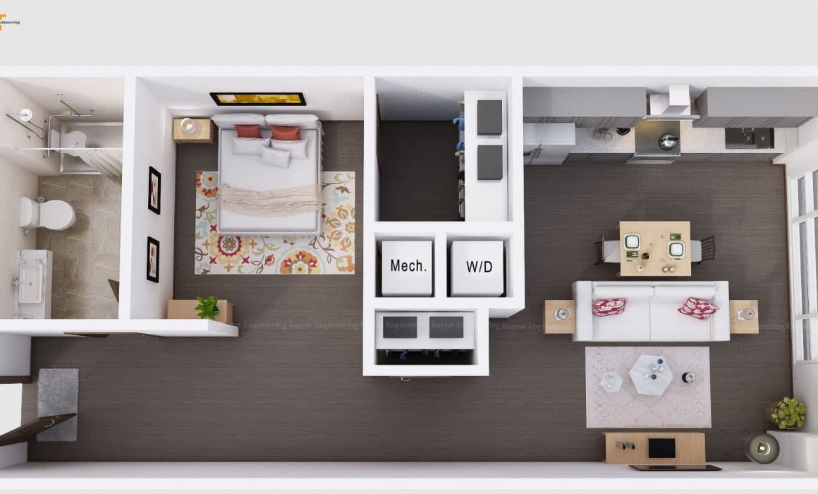 How 3D Floor Plans Help You with Rental Property Leads