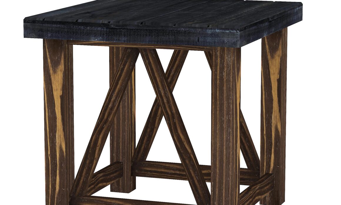 3D MODELING AND RENDERING OF FURNITURE – SPENCER END TABLE