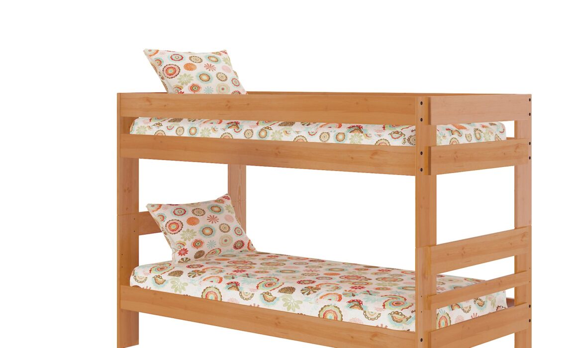 3D BEDROOM FURNITURE RENDERING – KIDS BUNK BED