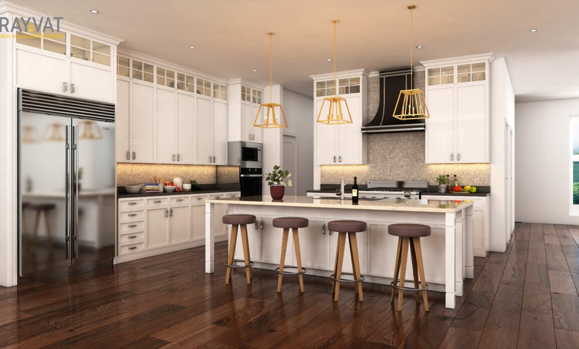 ‘COZY KITCHEN’ – 3D RENDERING OF KITCHEN INTERIOR, AUSTRALIA