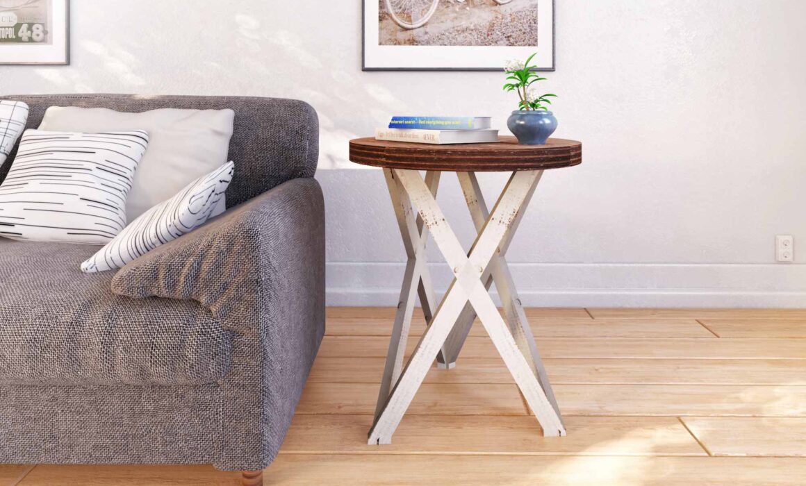 3D RENDERING OF FURNITURE ELEMENTS – GALAXY END TABLE