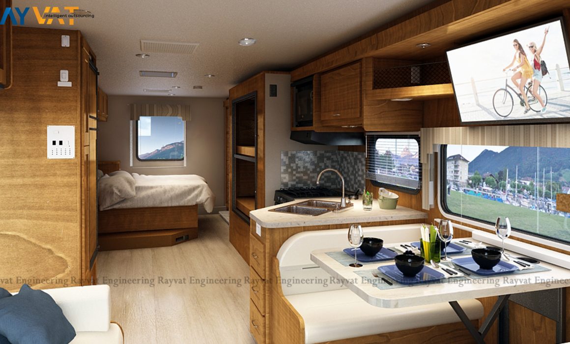 3D Architectural Visualization for a Motorhome USA