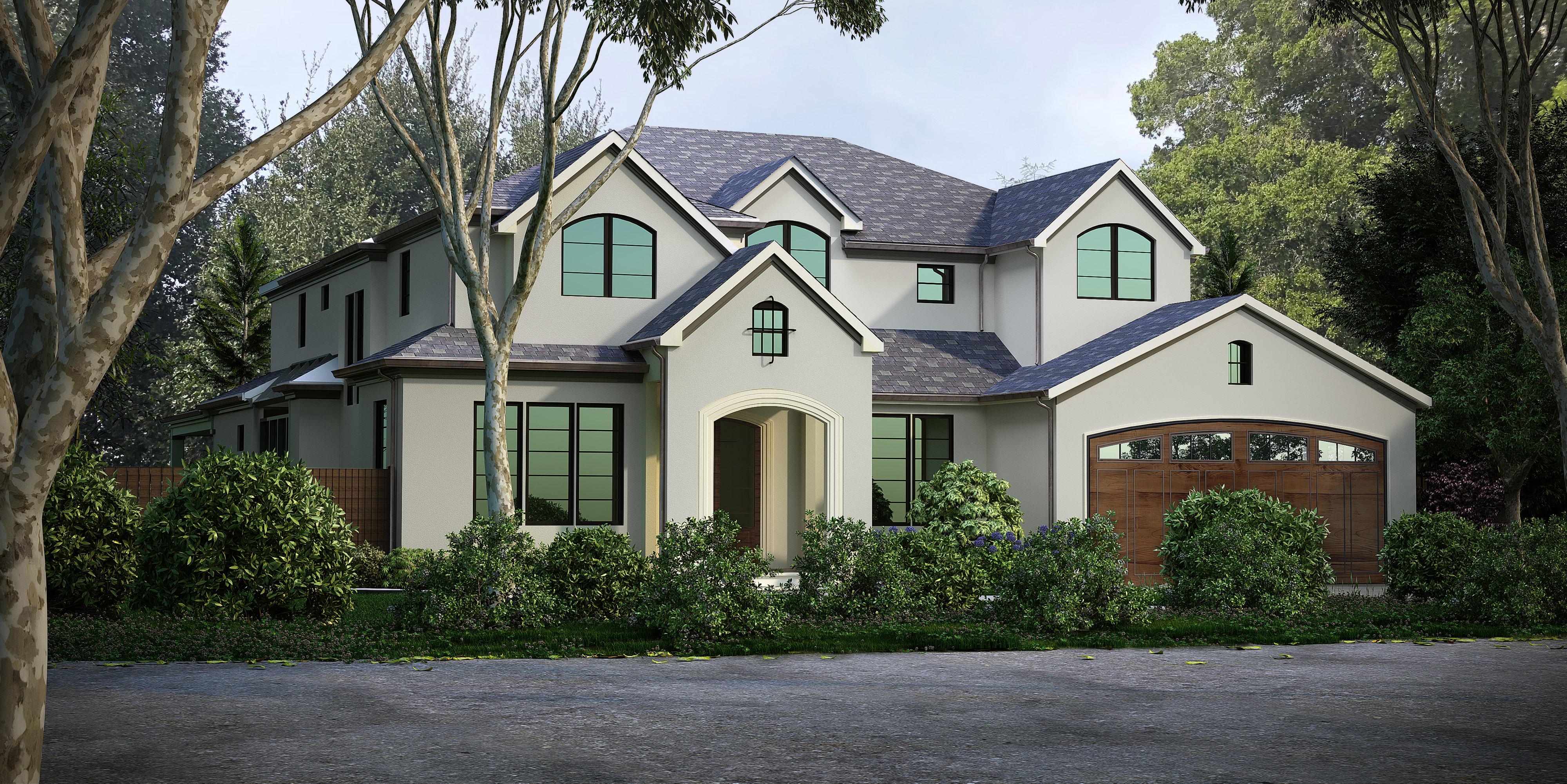 3D Exterior Rendering Bungalow Tampa Florida