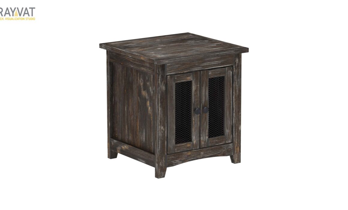 3D END TABLE FOR LIVING ROOM – MESH END TABLE