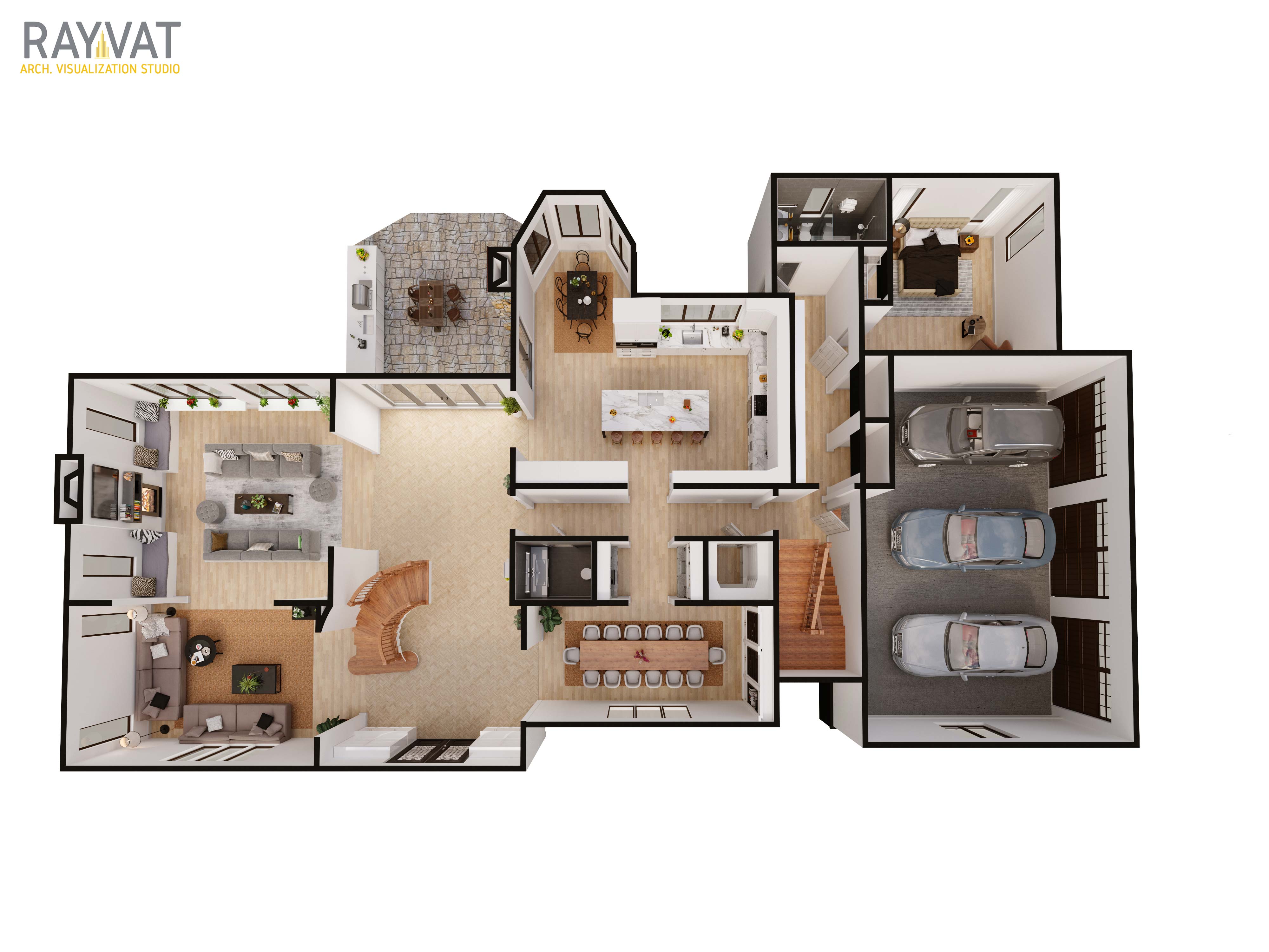 Add 2D and 3D Floor plans in the Listings