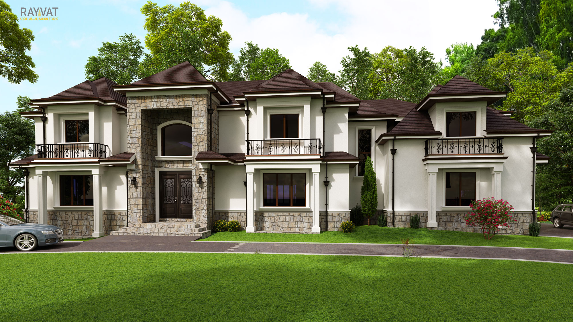 Residential Real Estate Rendering