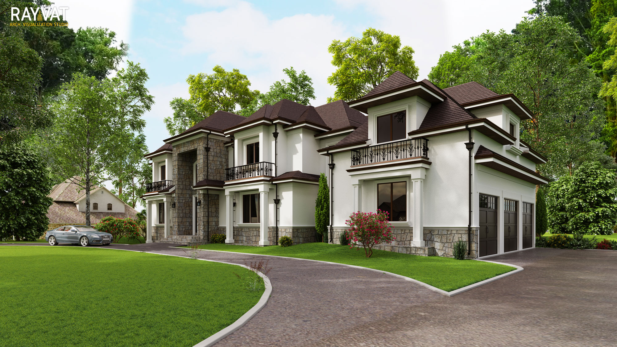 Residential Real Estate Rendering