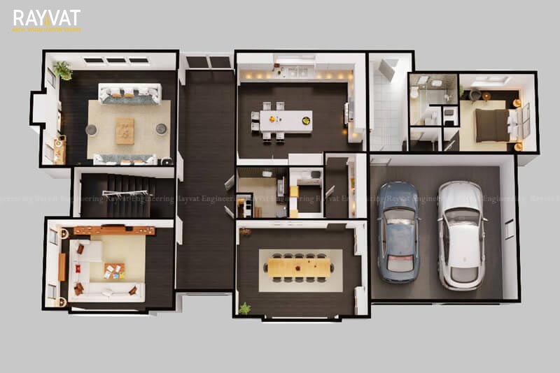 ‘3D FIRST FLOOR PLAN - 38 ORCHARD, NEW JERSEY